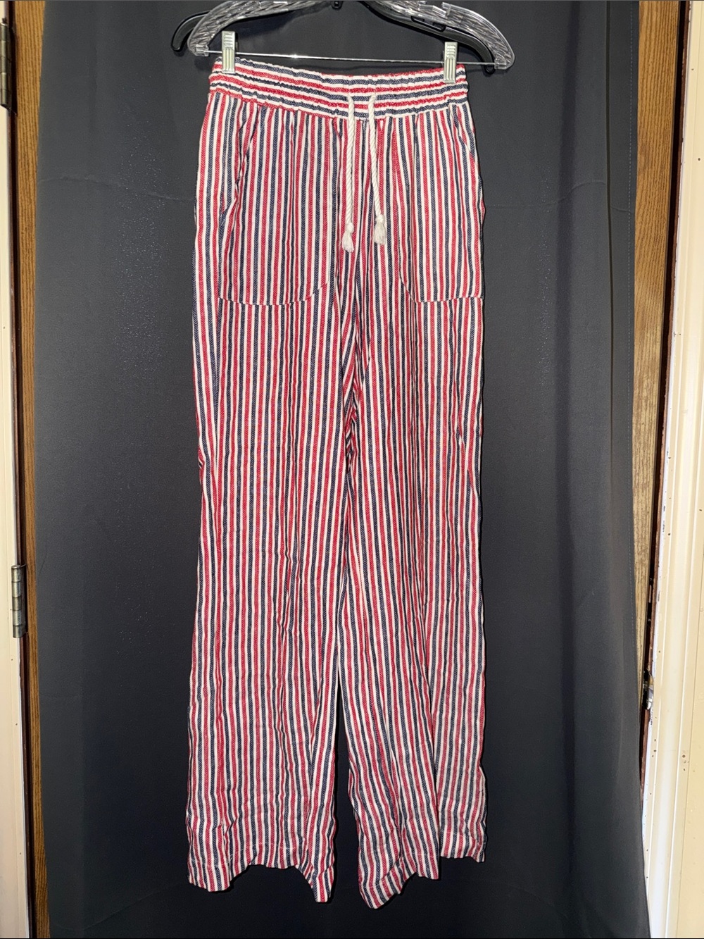 Indigo Rein Linen/Rayon Blend Pants